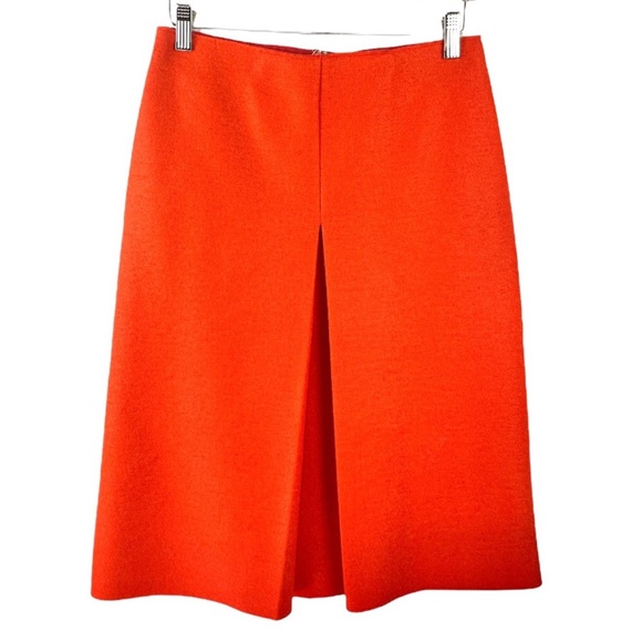 NWOT COS red wool skirt 36 - Picture 4 of 7
